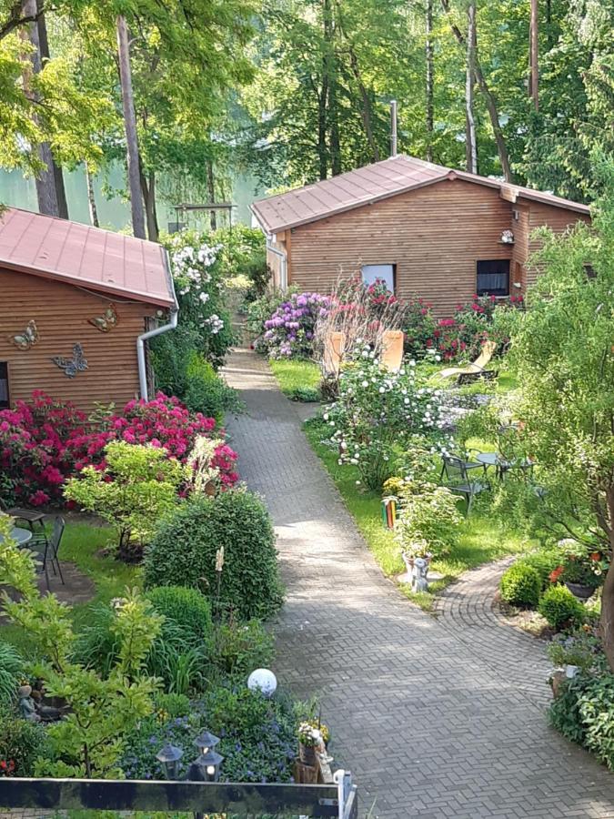 Monikas Gaestehaeuser Seeblick Himmelpfort Exterior foto